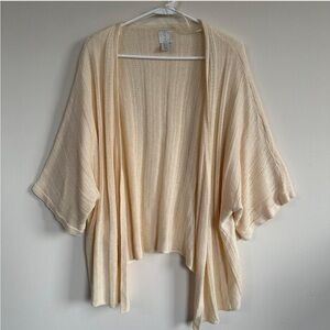 Joie Linen blend drapey cardigan sweater